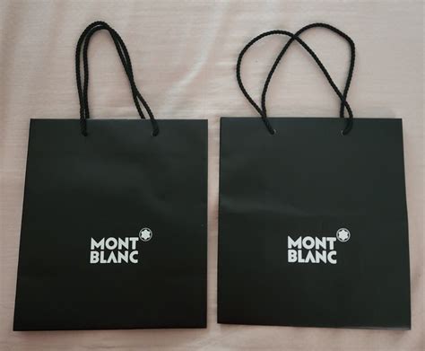 mont blanc shopping bags locations